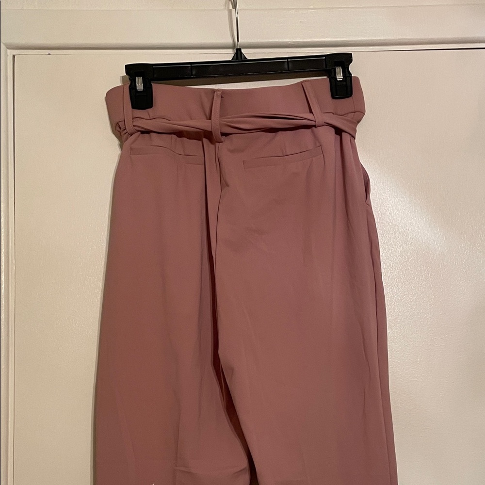 Mauve High-Waisted Pants - Picture 4 of 5